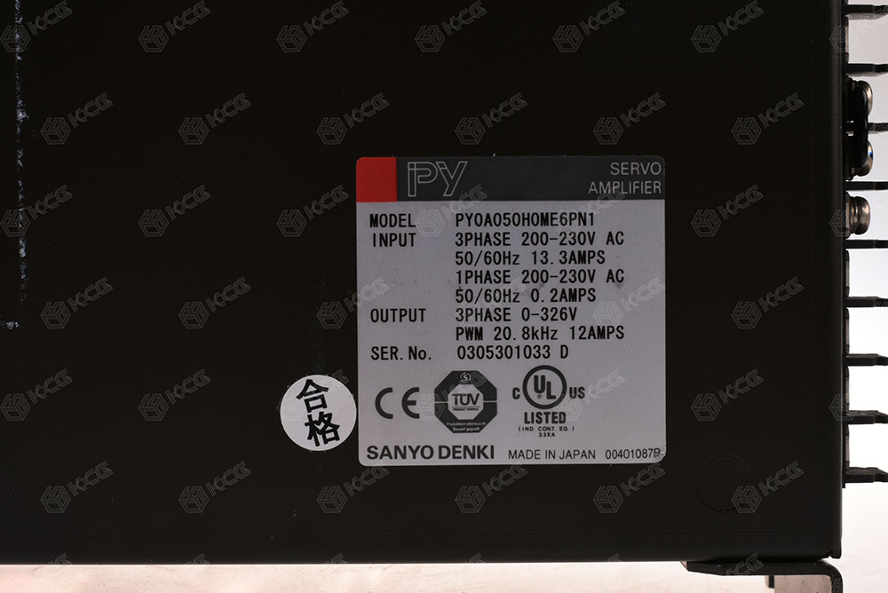 SANYO DENKI PY0A050H0ME6PN1 BL Super PY 伺服驅動放大器外觀